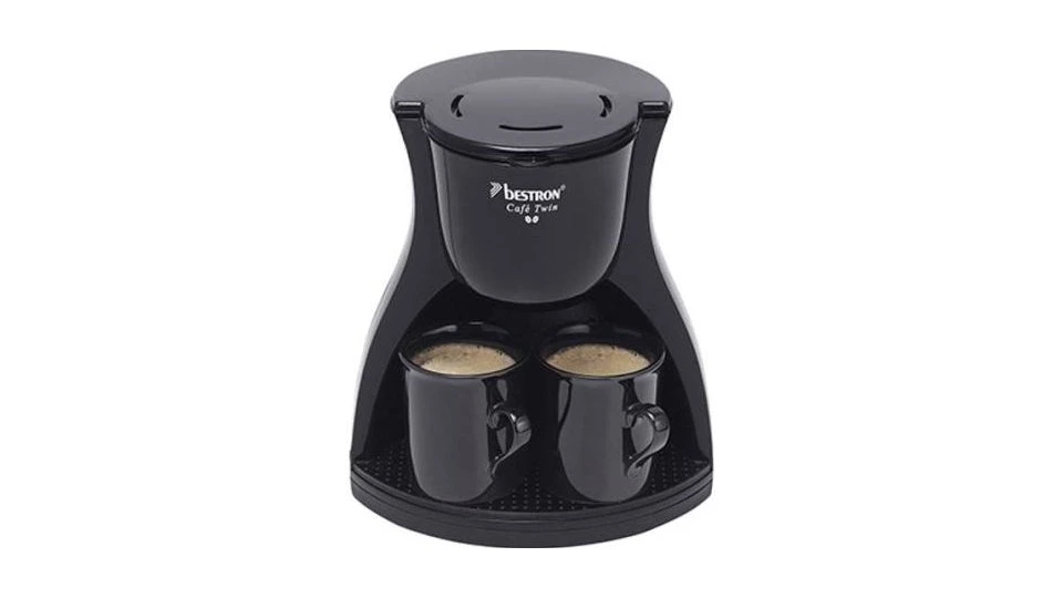 Bestron ACM8007BE Koffiezetapparaat2 Kops 450 WZwart 1 Bestron ACM8007BE Koffiezetapparaat2 Kops 450 WZwart