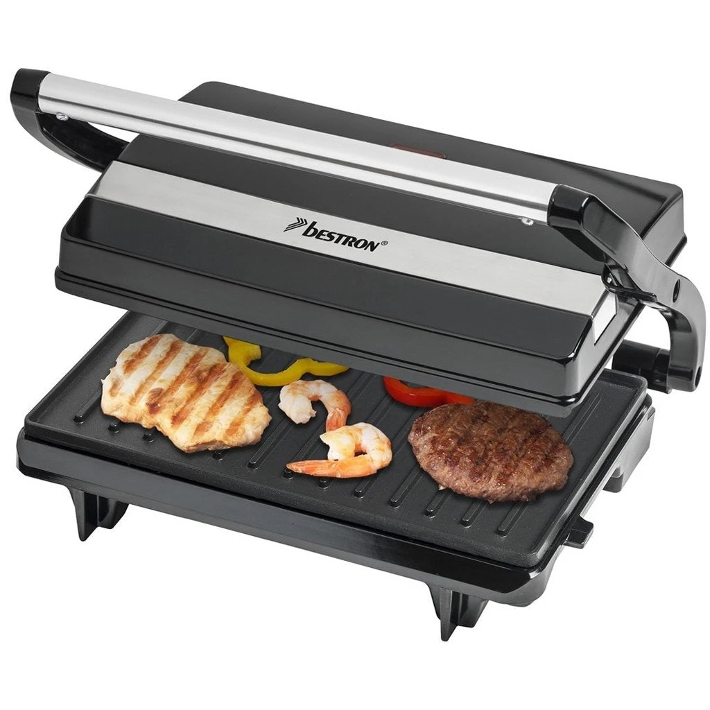 Bestron APM123Z Panini Grill Zwart 3 Bestron APM123Z Panini Grill Zwart - Afbeelding 3