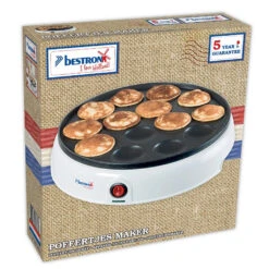 Bestron APFM700W Poffertjesmaker 800W Wit/Zwart -Bestron 8712184053971 3