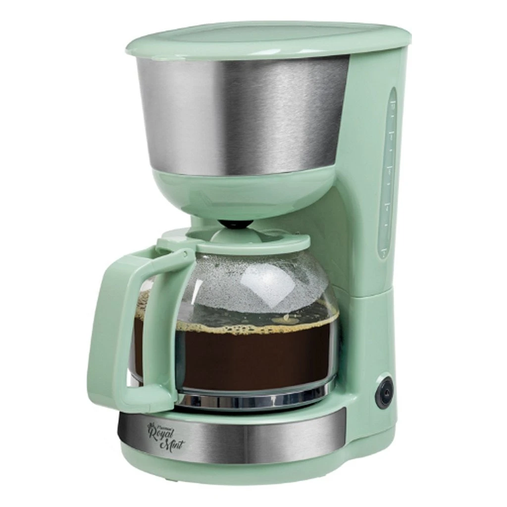 Bestron ACM1000M Royal Mint Koffiezetapparaat 1000W RVS/Mint 1 Bestron ACM1000M Royal Mint Koffiezetapparaat 1000W RVS/Mint