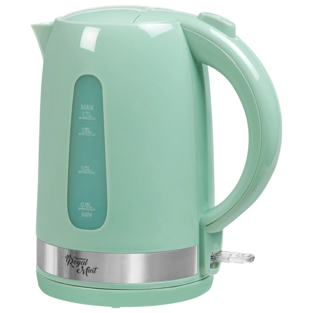 Bestron AWK1000M Waterkoker 1.7L 2200W Mint 1 Bestron AWK1000M Waterkoker 1.7L 2200W Mint