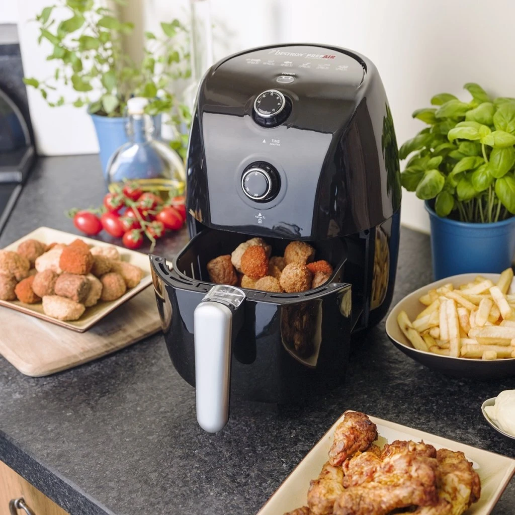 Bestron AAF300 PrepAir Heteluchtfriteuse 1.5L 900W Zwart 3 Bestron AAF300 PrepAir Heteluchtfriteuse 1.5L 900W Zwart - Afbeelding 3