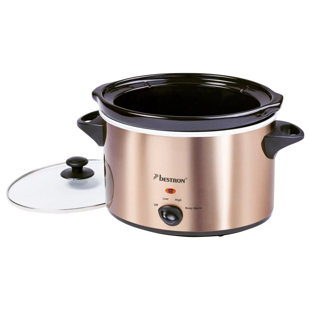 Bestron ASC450CO Slowcooker 4.5L Koper 1 Bestron ASC450CO Slowcooker 4.5L Koper