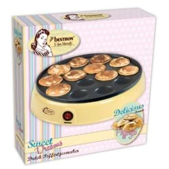 Bestron APFM700SD Sweet Dreams Poffertjesmaker 700W Geel/Zwart -Bestron 8712184054794 3