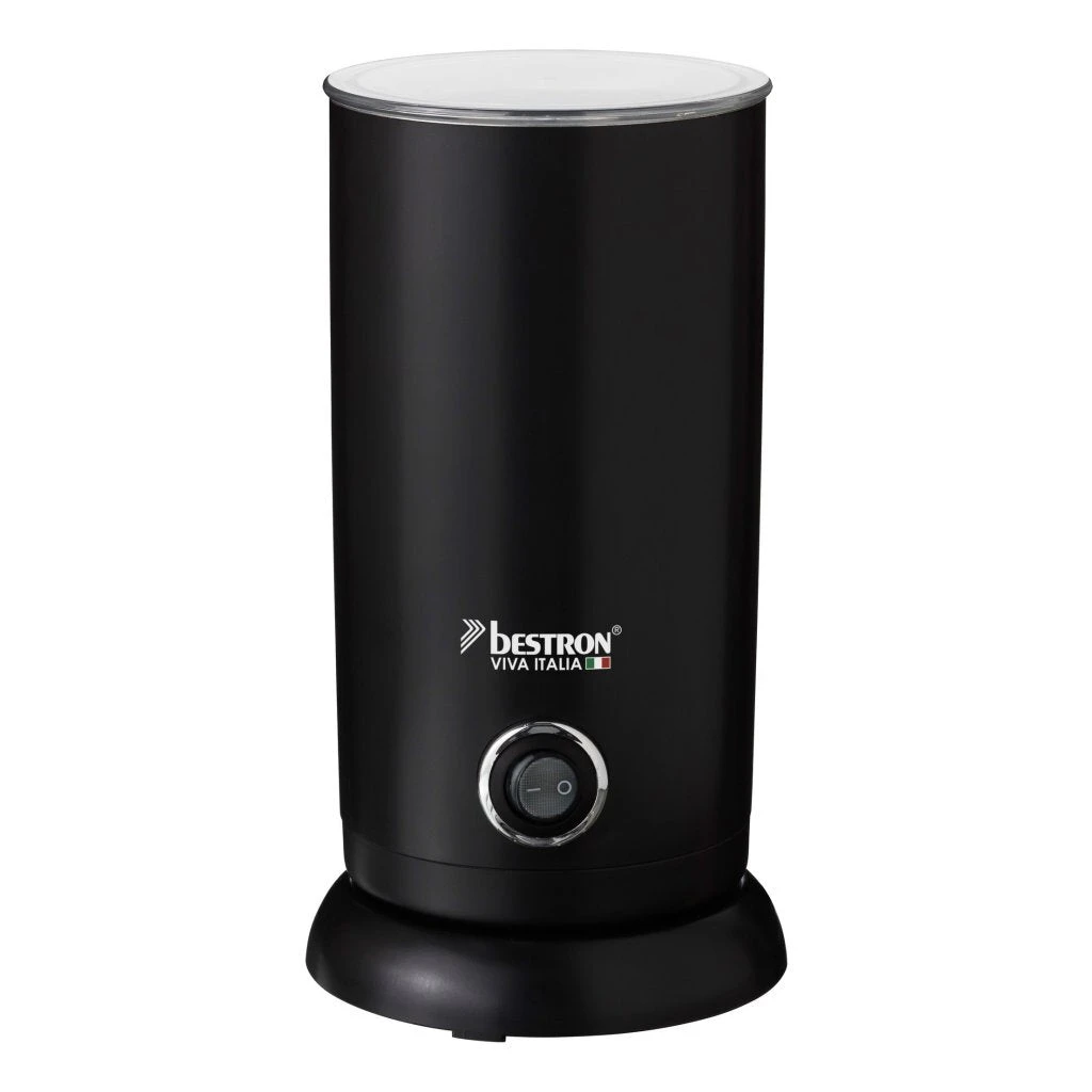 Bestron AMF8050 Viva Italia Elektrische Melkopschuimer 190-300 Ml Zwart 1 Bestron AMF8050 Viva Italia Elektrische Melkopschuimer 190-300 Ml Zwart
