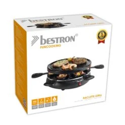 Bestron ARC650 Raclette Grill + 6 Pannetjes Zwart 5 Bestron ARC650 Raclette Grill + 6 Pannetjes Zwart -Bestron 8712184055227 3