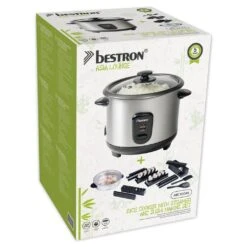 Bestron ARC100AS Asia Lounge Rijstkoker RVS/Zwart -Bestron 8712184056019 3