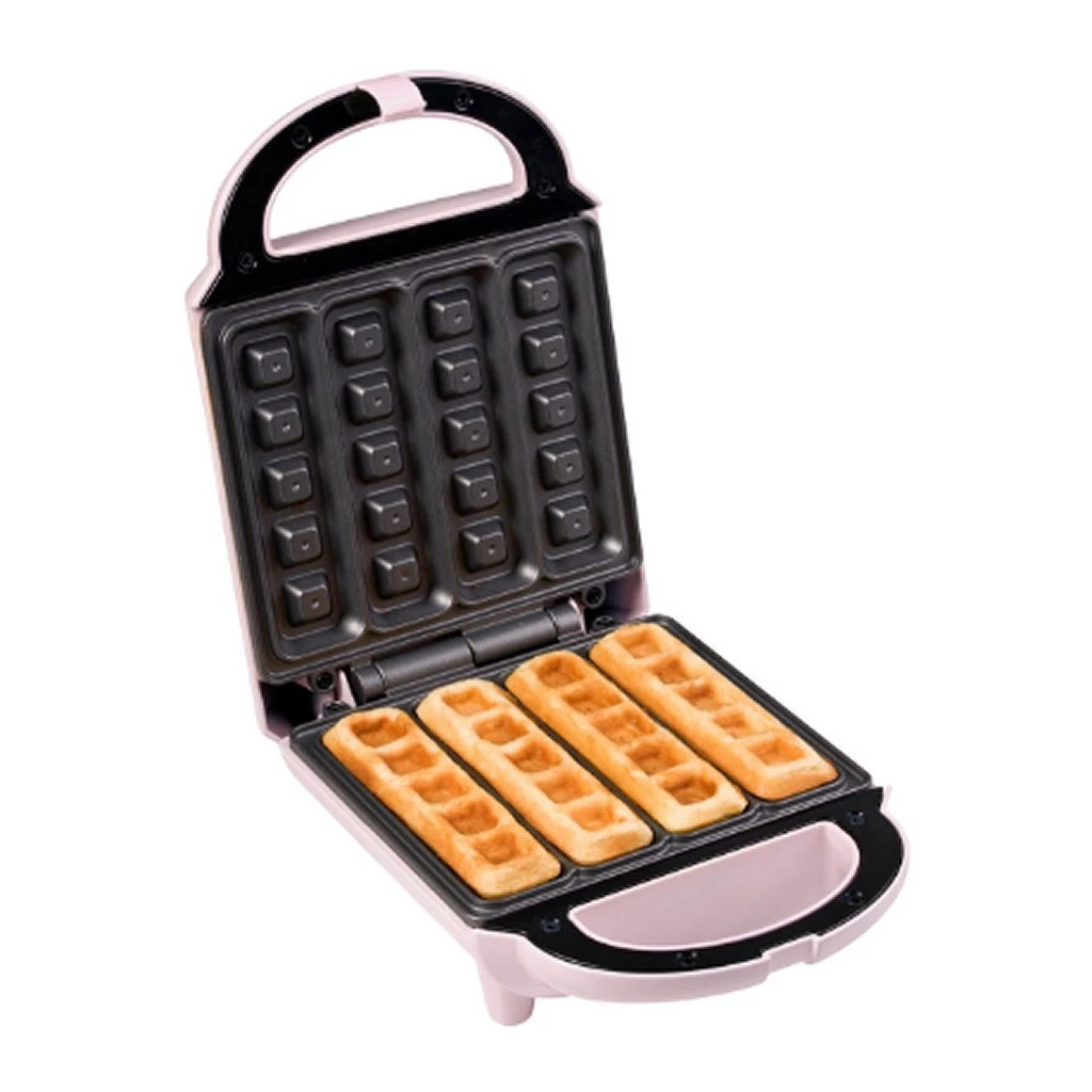 Bestron ASW400 Wafelstick Maker Roze 2 Bestron ASW400 Wafelstick Maker Roze - Afbeelding 2
