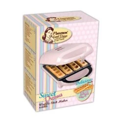 Bestron ASW400 Wafelstick Maker Roze 5 Bestron ASW400 Wafelstick Maker Roze -Bestron 8712184056118 3