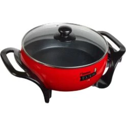 Bestron APP800 Festa Italiana Party Pan Rood/Zwart