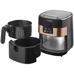 Bestron AAF7003DCO PrepAir Digitale Heteluchtfriteuse 4L 1300W Zwart/Koper 8 Bestron AAF7003DCO PrepAir Digitale Heteluchtfriteuse 4L 1300W Zwart/Koper -Bestron 8712184056385 3