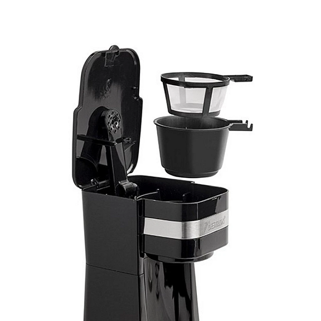 Bestron ACM112Z Koffiezetapparaat Met Thermomok Zwart/RVS 2 Bestron ACM112Z Koffiezetapparaat Met Thermomok Zwart/RVS - Afbeelding 2