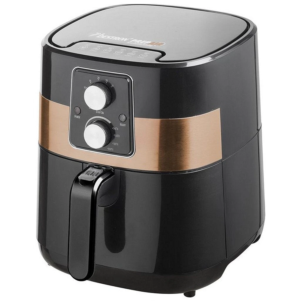 Bestron AAF7003CO Heteluchtfriteuse 4L 1300W Zwart/Koper 1 Bestron AAF7003CO Heteluchtfriteuse 4L 1300W Zwart/Koper