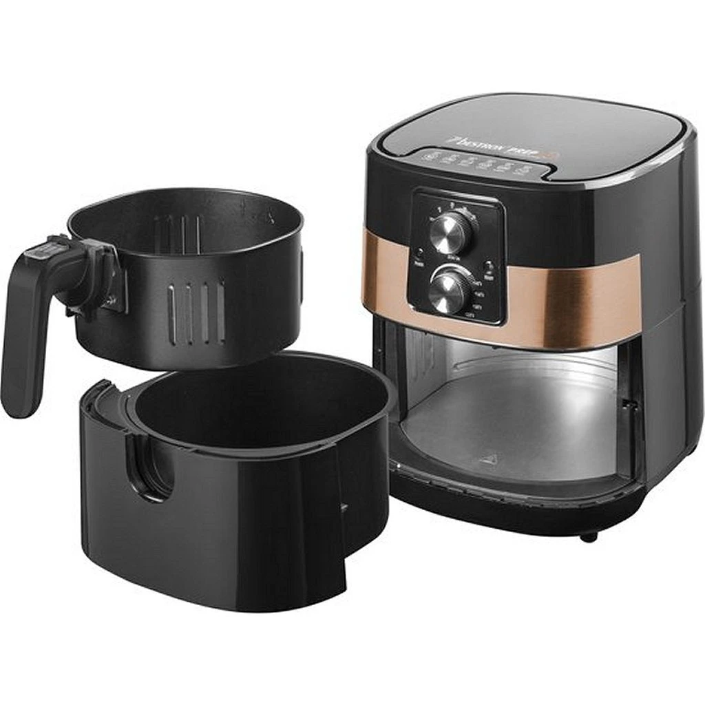 Bestron AAF7003CO Heteluchtfriteuse 4L 1300W Zwart/Koper 2 Bestron AAF7003CO Heteluchtfriteuse 4L 1300W Zwart/Koper - Afbeelding 2