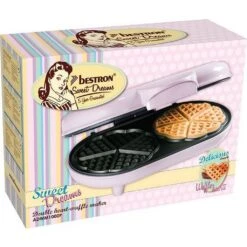 Bestron ADWM1000P Sweet Dreams Wafelijzer Roze -Bestron 8712184056705 3
