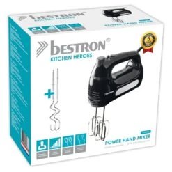 Bestron AHM300Z Power Handmixer Zwart -Bestron 8712184057030 5