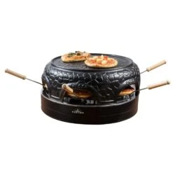 Bestron APD400Z Pizzetteria Voor 4 Personen Zwart