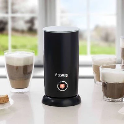 Bestron Melkopschuimer AMF8050 Aluminium Zwart 11 Bestron Melkopschuimer AMF8050 Aluminium Zwart - Afbeelding 11