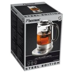 Bestron Theemaker En Waterkoker AATM800STE 2-in-1 1,7 L 2200 W RVS -Bestron image 13 440272