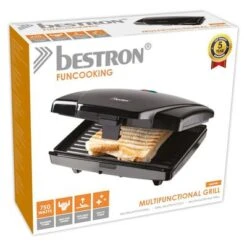 Bestron Sandwichmaker AMG750Z 750 W Zwart -Bestron image 14 440291