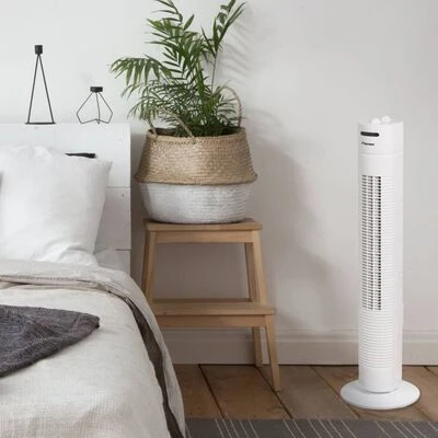 Bestron Torenventilator 35 W 80 Cm Wit AFT760W 2 Bestron Torenventilator 35 W 80 Cm Wit AFT760W - Afbeelding 2