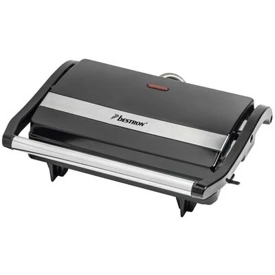 Bestron Panini Grill 700 W Zwart APM123Z 1 Bestron Panini Grill 700 W Zwart APM123Z