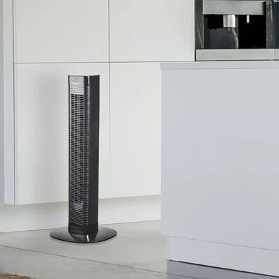 Bestron Torenventilator Met Afstandsbediening AFT80ZRC 50 W 80 Cm Zwart 2 Bestron Torenventilator Met Afstandsbediening AFT80ZRC 50 W 80 Cm Zwart - Afbeelding 2