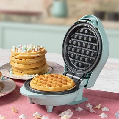 Bestron Miniwafelijzer AMW500M 550 W Mintkleurig 2 Bestron Miniwafelijzer AMW500M 550 W Mintkleurig - Afbeelding 2