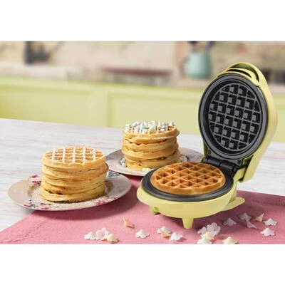 Bestron Miniwafelijzer AMW500V 550 W Geel 2 Bestron Miniwafelijzer AMW500V 550 W Geel - Afbeelding 2