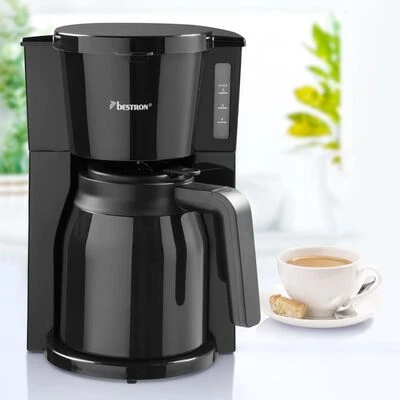 Bestron Koffiezetapparaat Met Thermoskan ACM900TS 900 W Zwart 2 Bestron Koffiezetapparaat Met Thermoskan ACM900TS 900 W Zwart - Afbeelding 2