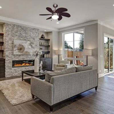 Bestron Plafondventilator Met Lamp DC30BC 75 Cm 50 W Chroom 2 Bestron Plafondventilator Met Lamp DC30BC 75 Cm 50 W Chroom - Afbeelding 2