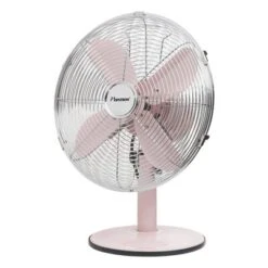 Bestron Tafelventilator DFT35R Retro 35 W 35 Cm Roze