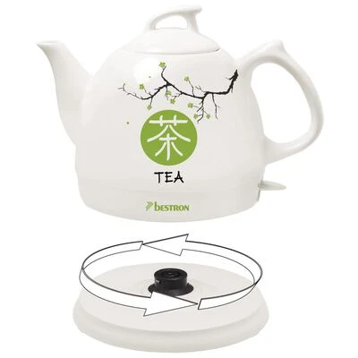 Bestron Waterkoker Asia Lounge DTP800A 0,8 L Keramiek Wit 2 Bestron Waterkoker Asia Lounge DTP800A 0,8 L Keramiek Wit - Afbeelding 2