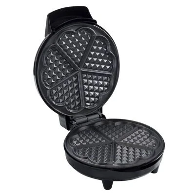 Bestron Wafelijzer AWM700CO Hartvormig 700 W Zwart En Koperkleurig 1 Bestron Wafelijzer AWM700CO Hartvormig 700 W Zwart En Koperkleurig