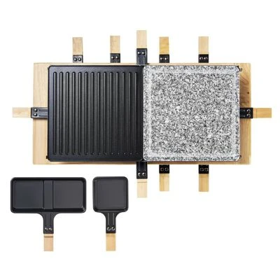 Bestron Gourmetstel ARG300BW 1500 W XL Hout Zwart 1 Bestron Gourmetstel ARG300BW 1500 W XL Hout Zwart