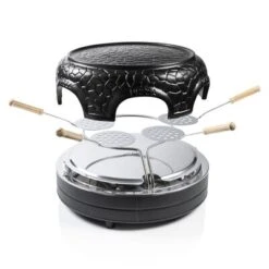 Bestron Pizzamaker Voor 4 Personen APD400Z 800 W Zwart