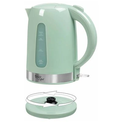 Bestron Waterkoker Snoerloos AWK1000M 1,7 L Mint 3 Bestron Waterkoker Snoerloos AWK1000M 1,7 L Mint - Afbeelding 3