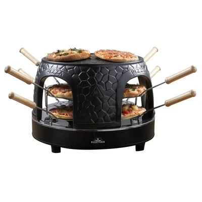 Bestron Pizzamaker Voor 8 Personen APD800Z 1150 W Zwart 3 Bestron Pizzamaker Voor 8 Personen APD800Z 1150 W Zwart - Afbeelding 3