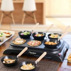 Bestron Wok- En Crêpemakerset Voor 6 Personen AWS600 1000 W Zwart -Bestron image 3 441205