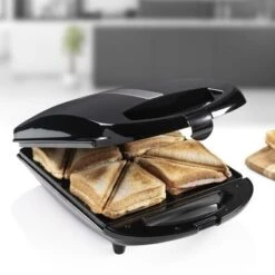 Bestron Sandwichmaker ASM13XXLZ XXL 1300 W Zwart -Bestron image 3 441212