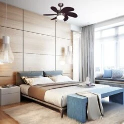 Bestron Plafondventilator Met Lamp DC30BC 75 Cm 50 W Chroom 7 Bestron Plafondventilator Met Lamp DC30BC 75 Cm 50 W Chroom -Bestron image 3 441213