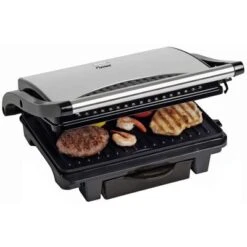 Bestron Panini Grill ASW113S 1000 W Zilver -Bestron image 4 403389