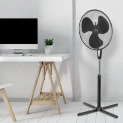 Bestron Staande Ventilator + Afstandbediening 45 Cm 45 W Zwart ASV45ZR 8 Bestron Staande Ventilator + Afstandbediening 45 Cm 45 W Zwart ASV45ZR -Bestron image 4 410024