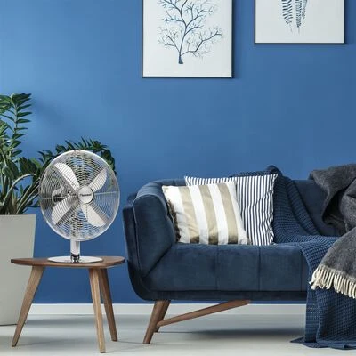 Bestron Tafelventilator DFT35CH Retro 35 Cm Chroom 4 Bestron Tafelventilator DFT35CH Retro 35 Cm Chroom - Afbeelding 4