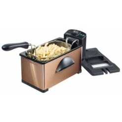 Bestron Friteuse Met Koude Zone AF370CO 2000 W 3,5 L Koperkleurig -Bestron image 4 425245