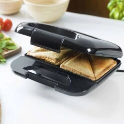 Bestron Sandwichmaker Funcooking ASM750Z 750 W Zwart 8 Bestron Sandwichmaker Funcooking ASM750Z 750 W Zwart -Bestron image 4 428010