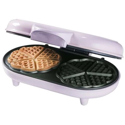 Bestron Wafelijzer Hartvormig Dubbel ADWM1000P 1000 W Roze 4 Bestron Wafelijzer Hartvormig Dubbel ADWM1000P 1000 W Roze - Afbeelding 4