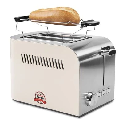 Bestron Broodrooster ATS300RE 850 W Ivoorkleurig 4 Bestron Broodrooster ATS300RE 850 W Ivoorkleurig - Afbeelding 4