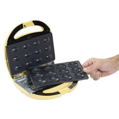 Bestron Walnotencakemaker ANP801V 850 W Vanillekleurig 4 Bestron Walnotencakemaker ANP801V 850 W Vanillekleurig - Afbeelding 4