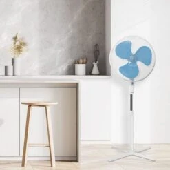 Bestron Stand Ventilator 45 Cm 45 W Wit ASV45W 10 Bestron Stand Ventilator 45 Cm 45 W Wit ASV45W -Bestron image 5 410022